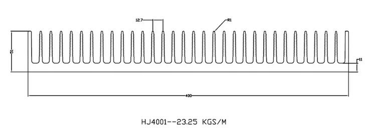 Large heat sink size Large heat sink size